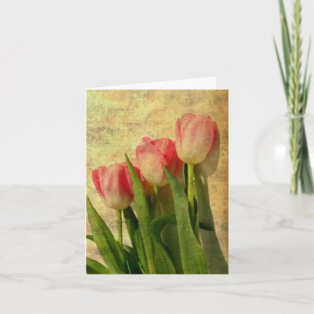 Pretty Spring Tulips Notecards by mvdesigns at Zazzle