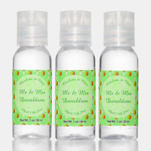 Pretty Spring Wedding Apple blossom and Apples Hand Sanitizer