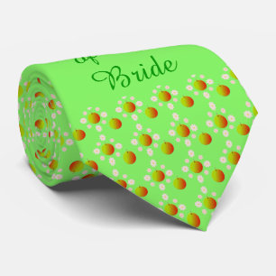 Pretty Spring Wedding Apple blossom and Apples Neck Tie