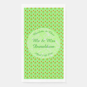 Pretty Spring Wedding Apple blossom and Apples Paper Guest Towels