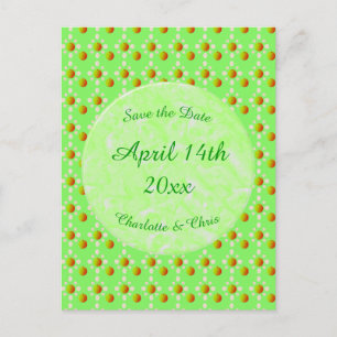 Pretty Spring Wedding Apple blossom and Apples Postcard