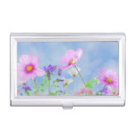 Pretty Spring Wild Flowers Business Card Case