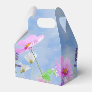 Pretty Spring Wild Flowers Favor Boxes