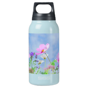 Pretty Spring Wild Flowers Insulated Water Bottle