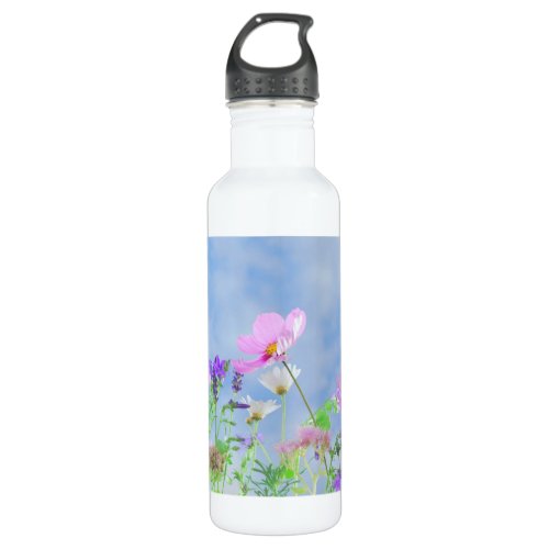 Pretty Spring Wild Flowers Stainless Steel Water Bottle