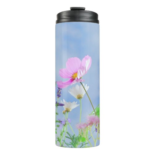 Pretty Spring Wild Flowers Thermal Tumbler