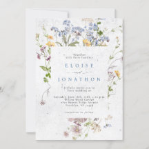 Pretty Spring Wildflower Meadow Garden Wedding I