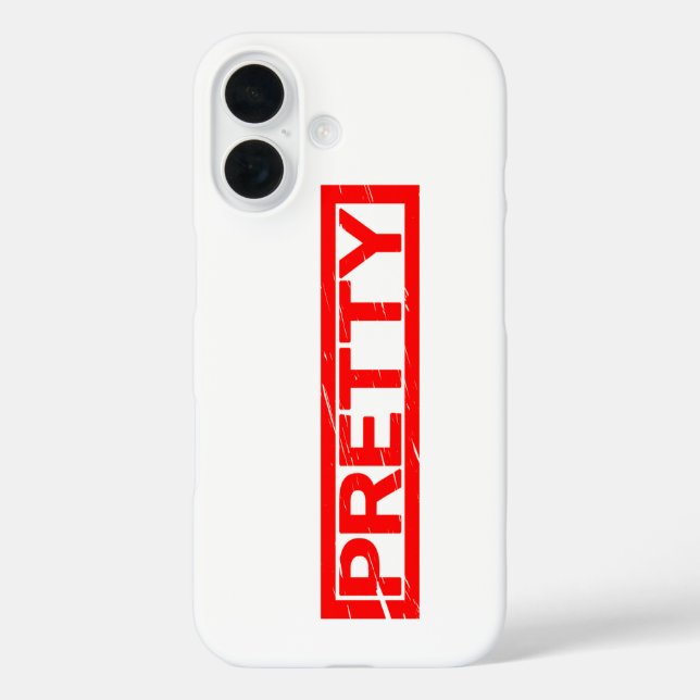 Pretty Stamp Case-Mate iPhone Case (Back)
