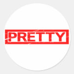 Pretty Stamp Classic Round Sticker