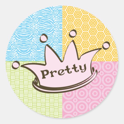 Pretty Sticker | Zazzle