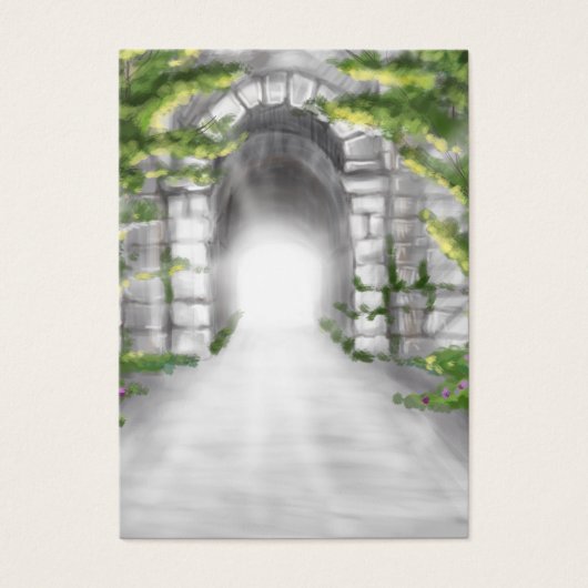pretty stone tunnel trellis design (Front)