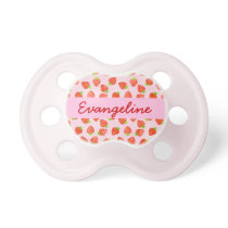 Pretty Strawberry Cream Pattern Pacifier