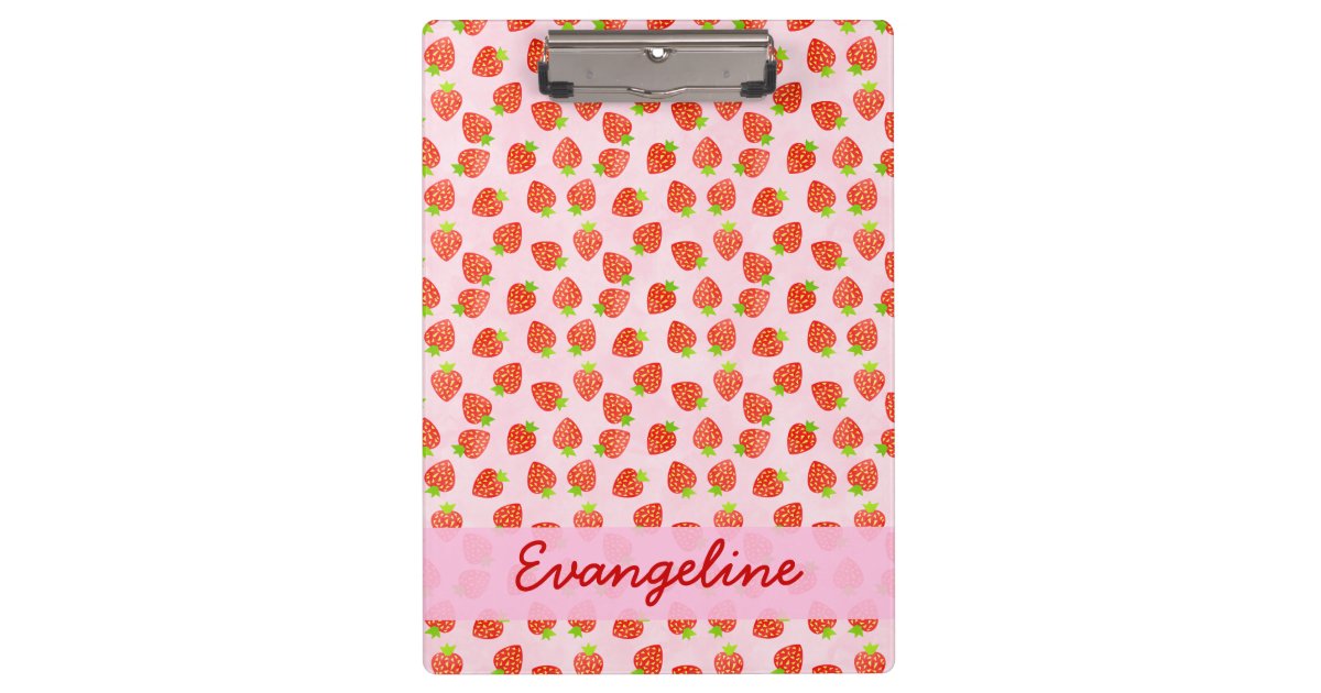 Pastel Strawberries and Flowers Cute Kawaii Mint Wrapping Paper, Zazzle