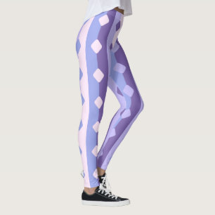 Pretty Stripes and Diamonds Leggings