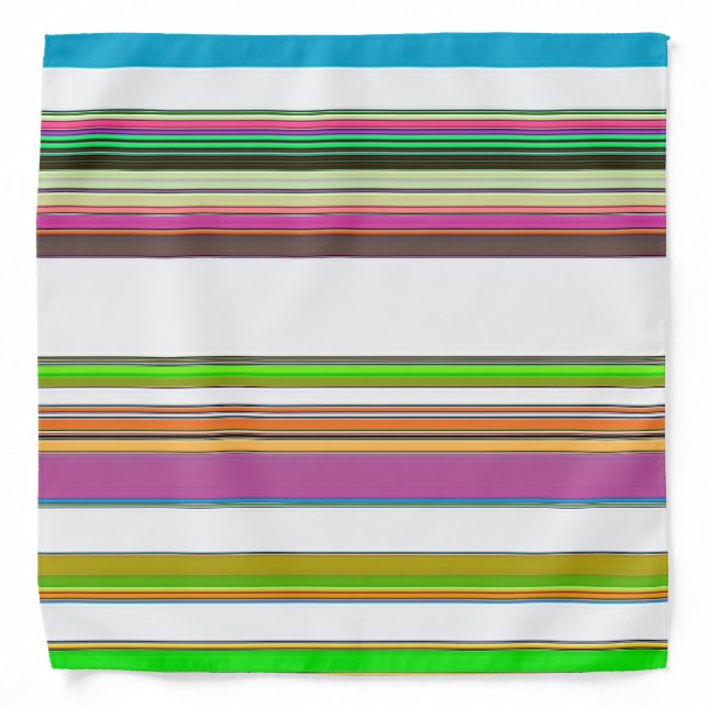 PRETTY STRIPES BANDANA (Front)