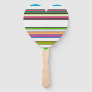 PRETTY STRIPES HAND FAN