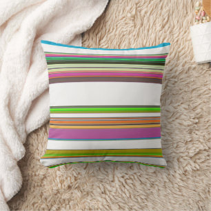PRETTY STRIPES THROW PILLOW