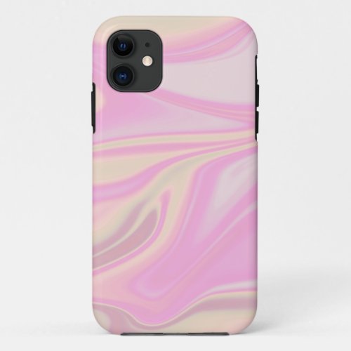 Pretty stylish modern elegant chick holographic iPhone 11 case