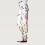 Pretty Summer Butterfly Birds Flowers Yoga Pants at Zazzle