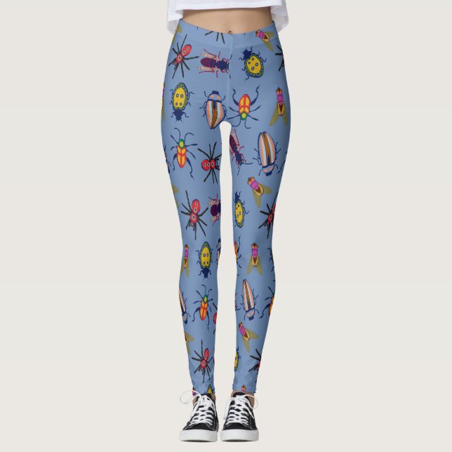 Pretty Summer Pattern Leggings (Front)