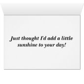 Pretty Sunflower (Inside Horizontal (Bottom))