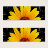 Pretty Sunflower Bookmark (Front & Back)