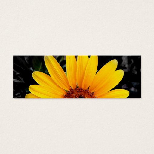 Customizable Pretty Sunflower Bookmark Business Card