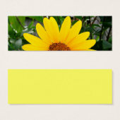 Pretty Sunflower Bookmark (Front & Back)