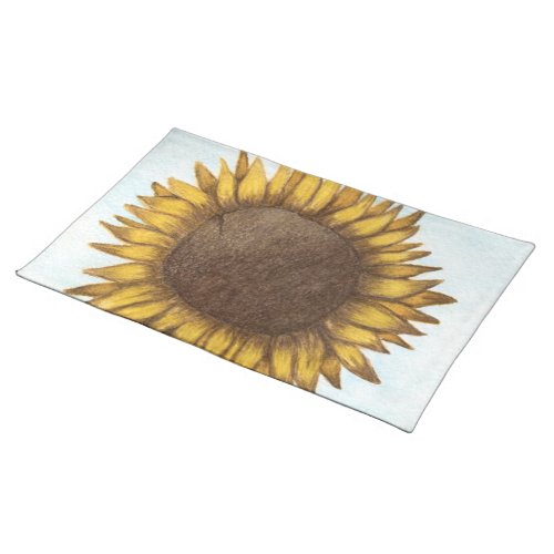 Pretty Sunflower Cloth Placemat