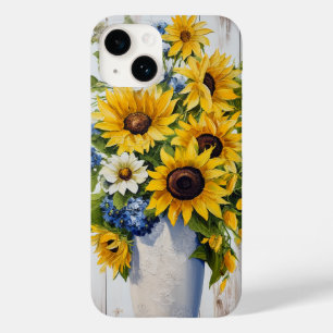 Pretty Sunflower Flower Arrangement Floral Case-Mate iPhone 14 Case