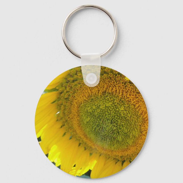 Pretty sunflower keychain (Front)