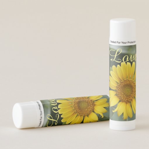 Pretty Sunflower Lip Balm Zazzle