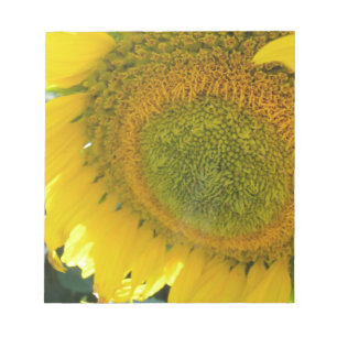 Pretty sunflower notepad