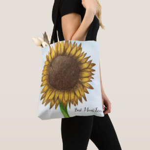 Pretty Sunflower Tote Bag