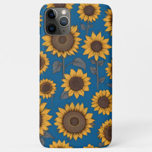 Pretty sunflowers pattern iPhone 11 pro max case