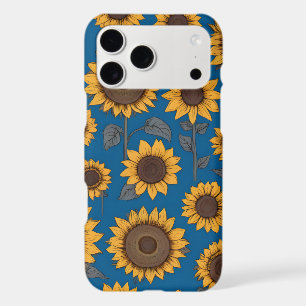 Pretty sunflowers pattern iPhone 17 pro max case