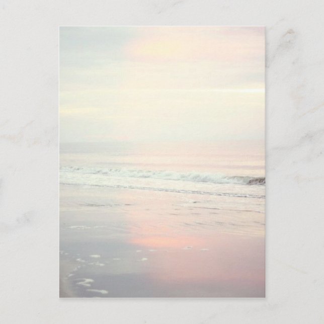 Pretty Sunrise Beach Scene Postcard (Front)