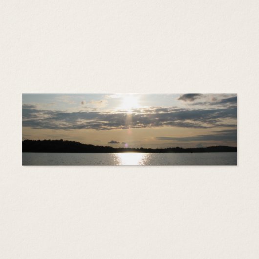 Pretty Sunset Bookmark (Front)