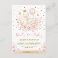 Pretty Swan Princess Pink Gold Books for Baby Girl