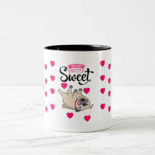Pretty Sweet Pug Mug
