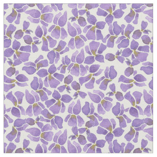 Pretty Sweet Violets Tossed Pattern Fabric