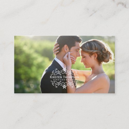 Pretty Swirls Appointment Reminder Card Business Cards