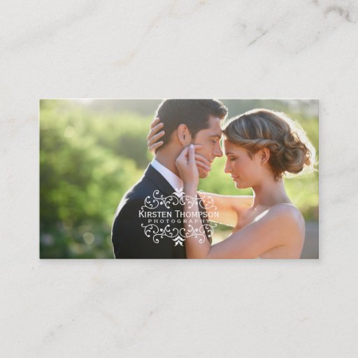 Customizable Pretty Swirls Appointment Reminder Card Business Cards