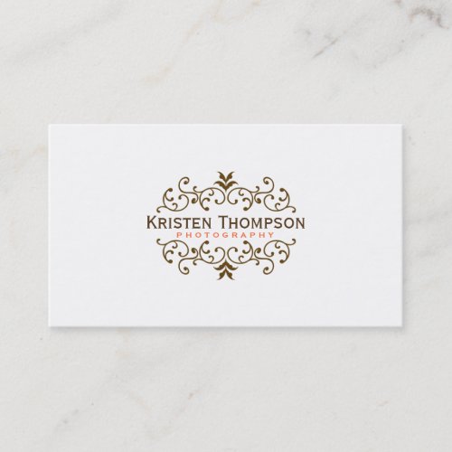 Pretty Swirls Business Card