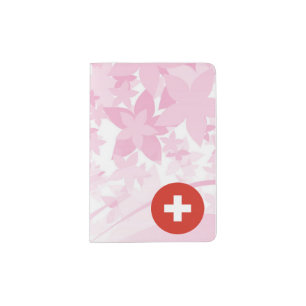 Pretty Swiss Souvenir Passport Holder