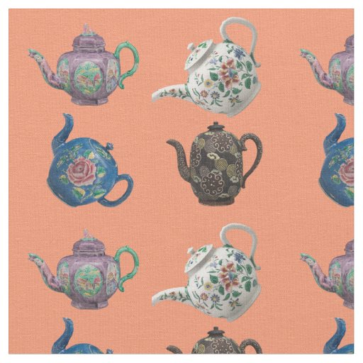 Pretty Tea Pots Fabric