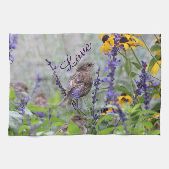 Pretty tea towel (Horizontal)