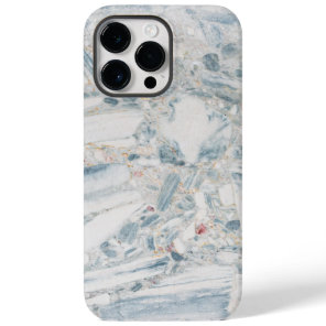 Pretty Teal Blue white Turquoise Geode Pattern  Case-Mate iPhone 14 Pro Max Case