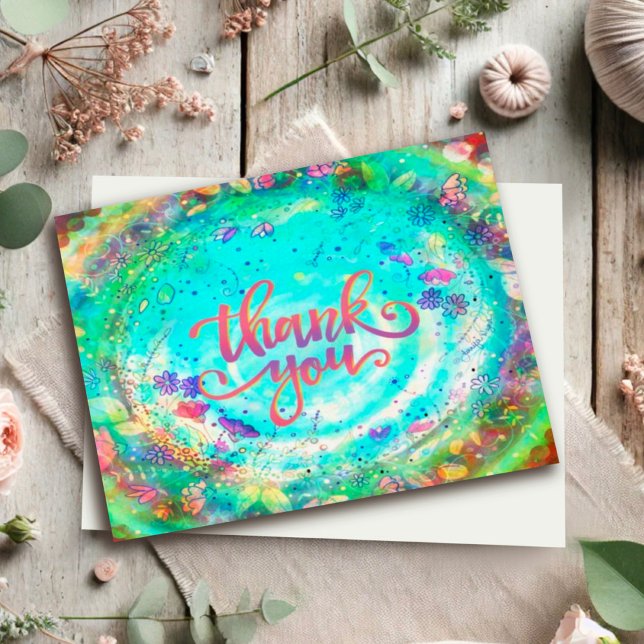 Pretty Thank You Card (Creator Uploaded)