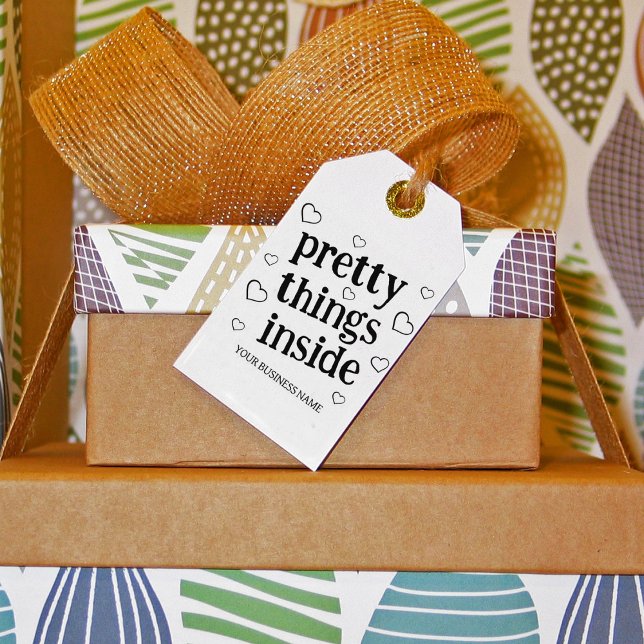 Pretty Things Inside, Packaging Business  Rubber Stamp (Creator Uploaded)